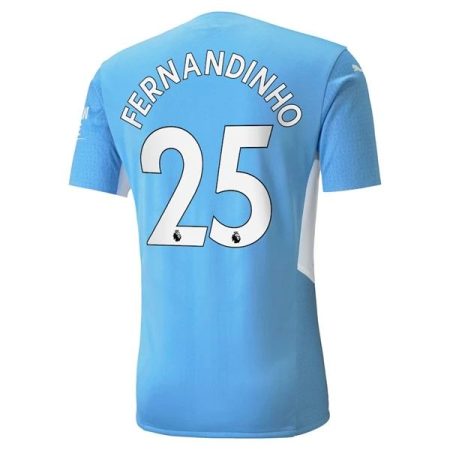 Camisola Manchester City Fernandinho 25 Principal 2021 2022
